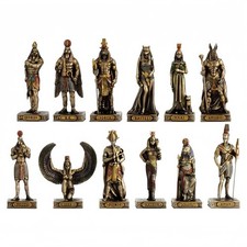 Will Art Museum Gods of Egypt Statues Sets, 12 Pcs Egyptian Gods Resin Figurines picture