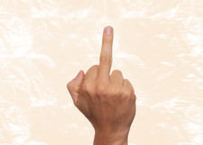 💌 Middle Finger Prank Postcard – Funny Savage Anonymous Gag Gift 😈 picture