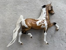 STUNNING Peter Stone Horse “Springamathing” Glossy Buckskin Pinto Saddlebred picture