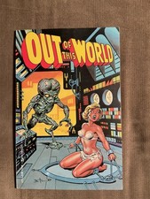Out Of This World #1  1989 Bruce Timm Cover.  Malibu/ Eternity.  W Pgs 7.0 7.5 picture