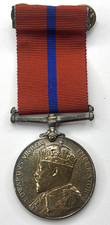 RARE 1902 King Edward VII Coronation Medal L. C. C. M. F. B.  Metro Fire Brigade picture