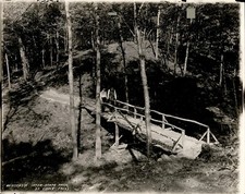 LG34 Orig Potter Hibbard Photo WISCONSIN INTER-STATE PARK ST CROIX FALLS BRIDGE picture