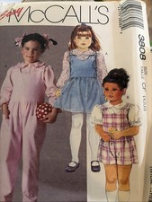 1980's McCall's Children's Outfit Sewing Pattern 3808 Size 4-6 Uncut picture