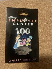 Disney DEC Pin Employee Center Alice In Wonderland Celebrating 100 Years LE 250 picture