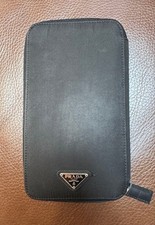 PRADA Outdoor Travel Case Passport Black VHTF Designer Popular Products Item Ori picture
