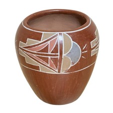 Santa Clara Pottery Red Ware Bowl 5