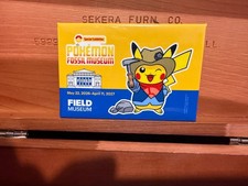 Pokemon Fossil Field Museum Excavator Pikachu Badge picture