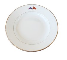 Antique  19th C. J.P. Morgan Corsair II New York Yacht Club Flagship Plate/ Bowl picture