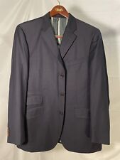 Etro Milano 56 | 46L Made in Italy Navy 100% Wool 3Btn Blazer Sport Coat Jacket picture