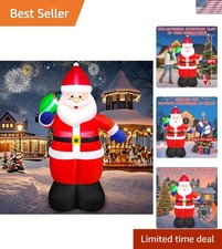 Charming 5FT Christmas Inflatable Santa Claus with Gift Bag - Weather Resistant picture