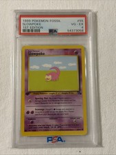 PSA 4 - 1st Edition - Slowpoke - 55/62 - Fossil 1999 - Pokemon - LOW POP picture