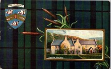 Vintage Tuck's Scottish Clans Postcard MacKay Tongue House 1909 Barrington MA picture
