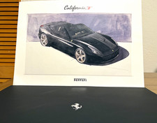 Official Ferrari California T Lithograph Print Large 19x13 VIP Presentation Art picture