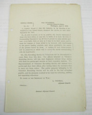 CIVIL WAR SOLDIER GRAVES UNION DEAD BURIAL MARKERS  ORDER 1862 picture