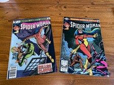 1980 Marvel Comics - Spider-Woman #22 & #36 2-Comic Book Lot G to VG picture