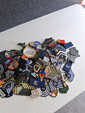 Huge Lot of 236 Vintage Military Patches U.S. Army Navy Air Force Marines picture