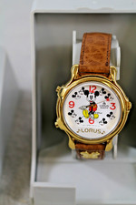 Vintage Lorus Disney Musical Mickey Mouse Quarts Unisex Wristwatch New in Box  picture