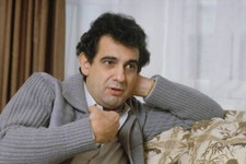 Spanish opera singer Placido Domingo in London England circa 1985 Old Photo 1 picture