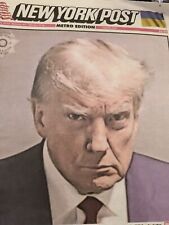 The New York Post Friday August 25 2023 Trump Mugged picture