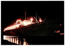 Postcard SS Cristoforo Colombo Italian Line picture