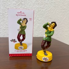 Wizard Of Oz Scarecrow Hallmark Ornament 2015 Magic Sound If I Only Had A Brain picture