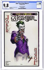 Joker Year of the Villain #1 Crain Scorpion Variant CGC 9.8 2019 4726159012 picture