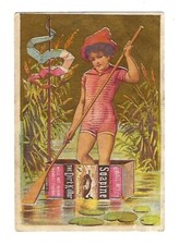 c1890's Victorian Trade Card Soapine Kendall MFG. Co. Soaps picture