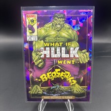 2024 Marvel Masterpieces '92 Platinum HULK #32V Purple Crystals VC /25 picture