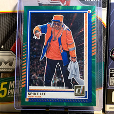 Panini 2025-26 Donruss Green Laser Parallel Spike Lee New York Knicks #200 picture