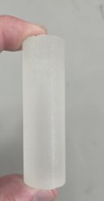 680ct/123g 22.8mm thick white (colorless) sapphire Lab Corundum rod Facet Rough  picture
