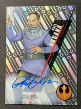 STAR WARS 2016 TOPPS HIGH TEK SW-55 Bail Organa Autograph Phil Lamarr picture