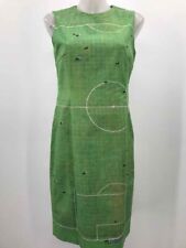 Akris Punto Green Size 8 Graphic Midi Sleeveless Dress picture
