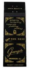 GEORGE'S RESTAURANT MATCHBOOK COVER * MOONACHIE, NEW JERSEY picture