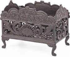 Vintage Cast Iron Storage Basket - Dark Brown picture