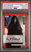 2024 Topps National Silver Pack Ian McDiarmid Autograph Palpatine Psa Auto 10 picture