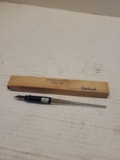 Vintage Esterbrook black & clear Lucite Fountain Pen 2668  Nib picture