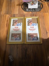 Six twelve gold picture frames vintage picture