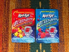 Kool Aid Blast Offs Solar Strawberry Starfruit & Blue Moon Berry SEALED picture