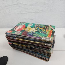 VTG DC Marvel Comic Book Lot of 59 Unisex OS Multi Batman Robin Superman 80s 90s picture