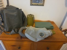 WWI US Original Gas Mask Set W/ Haversack Authentic picture