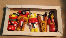 Vintage 1970's Set of 5 -Charles Pratt-Christmas/Ornaments by Native Americans  picture