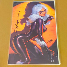 Black Cat #6 RARE Virgin Variant Cover Signed by David Nakayama w/ COA picture