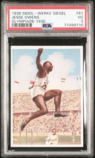1936 Sidol-Werke Siegel Olympiade #61 Jesse Owens PSA VG 3 Cert 71499710 picture