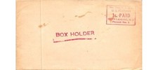 Mays Landing NJ Postal Permit Envelope BOX HOLDER Circ. Mailing Cover 1900s picture