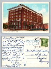 Hastings, NE-Nebraska, Hotel Clarke Red Brick Building Vintage c1934 Postcard picture