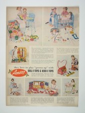 Vintage Amsco Doll E Toys Kidd E Toys Advertisement Print 195os MOD Toys Dolls picture