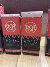 2 RCA Radiotron Box UY-227 Tube NOS In Box w/ Paperwork – Vintage 227 Untested picture