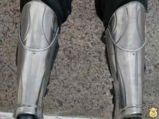 Medieval steel Knight Armor leg battle Greaves cosplay warrior leg warrior set picture