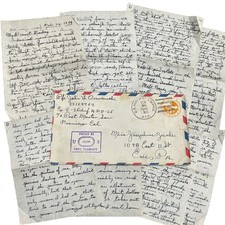 1944 WWII Soldier Love Letter Future Wife $30 Pay Allotment Valentine APO 25 picture