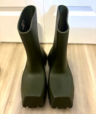 Balenciaga Trooper Boots Dark Green Men’s Size 10. .Authentic. picture